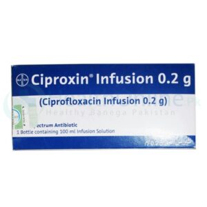 Ciproxin 200 Mg/100 Ml Infusion 25c (Ciprofloxacin)